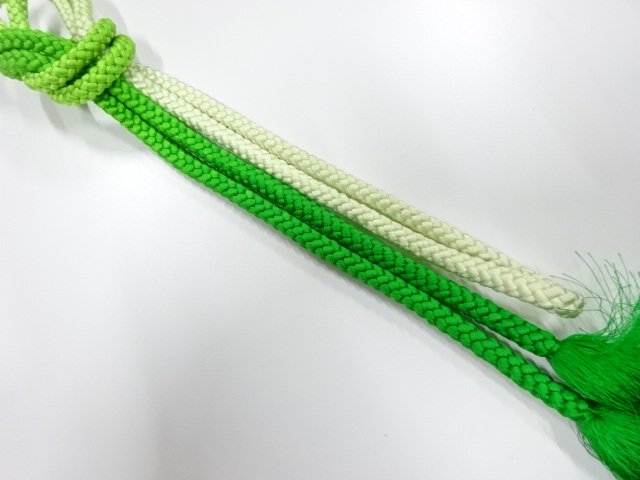 JAPANESE KIMONO / HAND-TIED OBIJIME